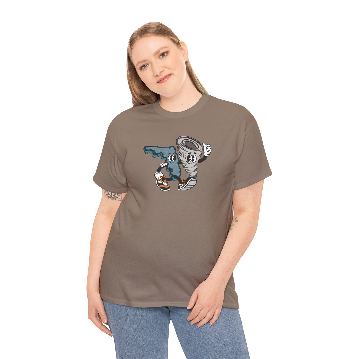 'Florida Hurricane Besties' Unisex Heavy Cotton Tee