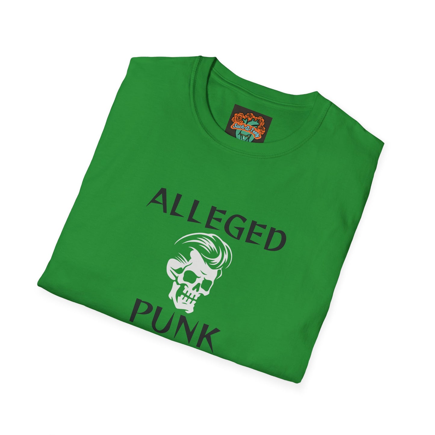 'Alleged Punk' Edgy Unisex Softstyle T-Shirt