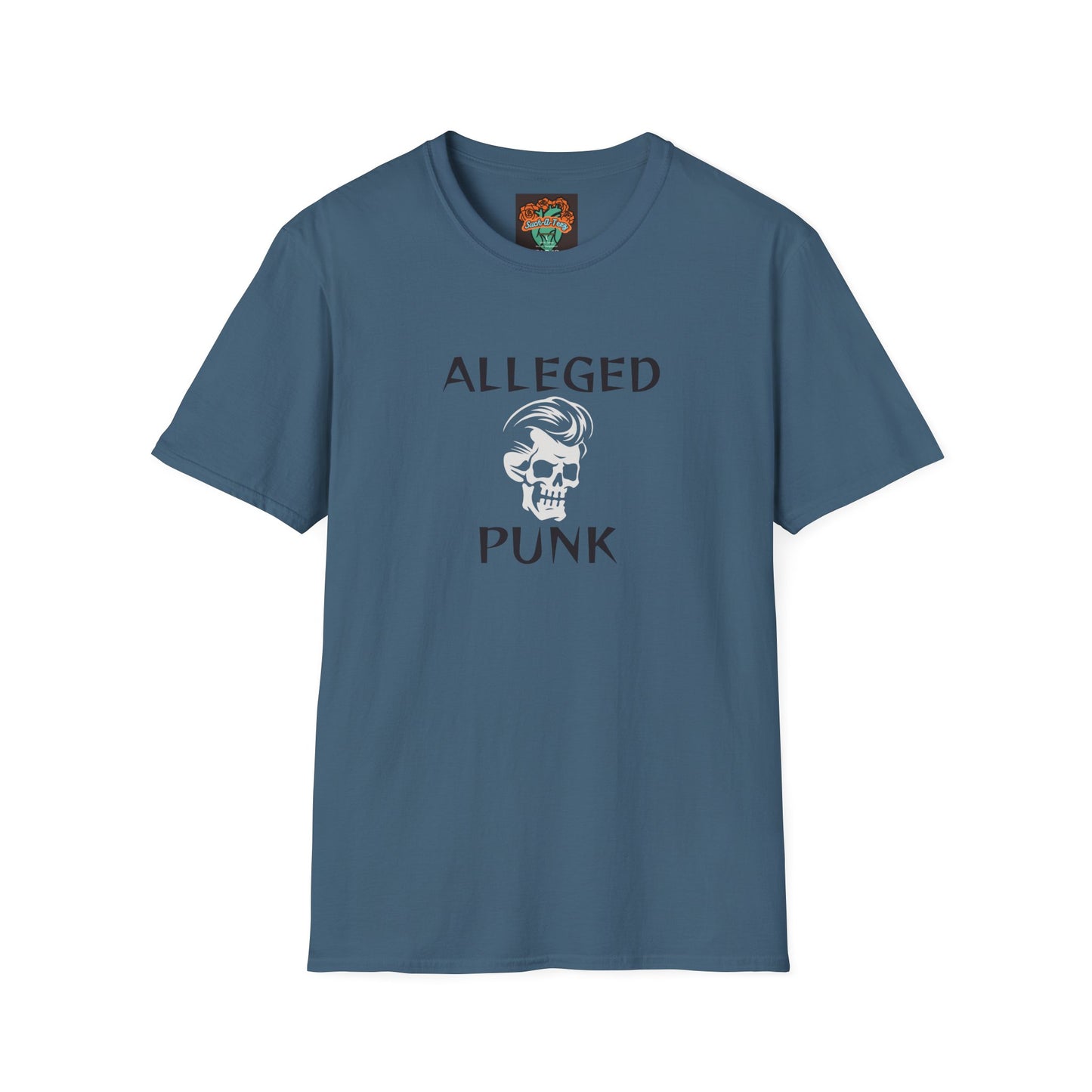 'Alleged Punk' Edgy Unisex Softstyle T-Shirt