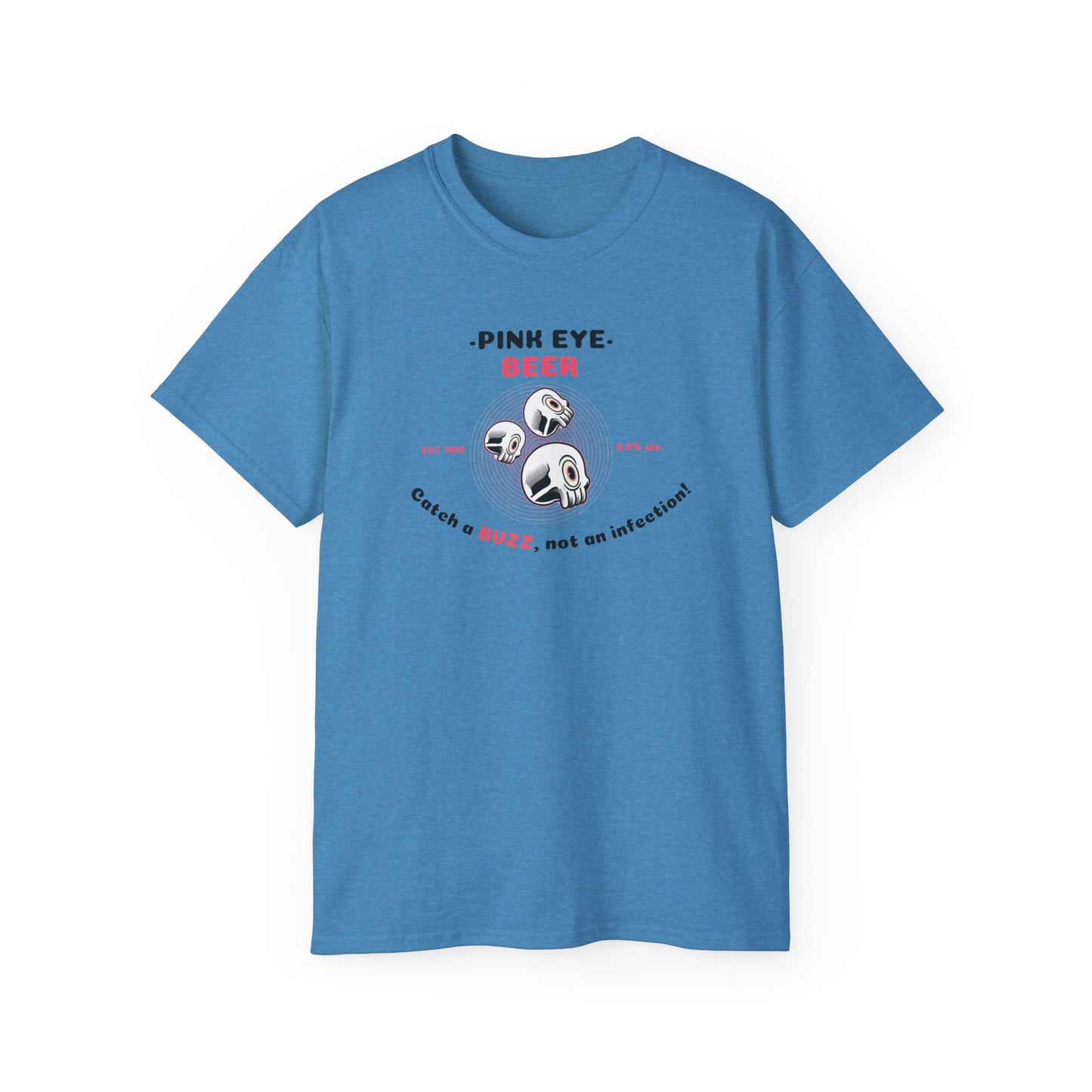 'Pink Eye Beer' Unisex Ultra Cotton Tee