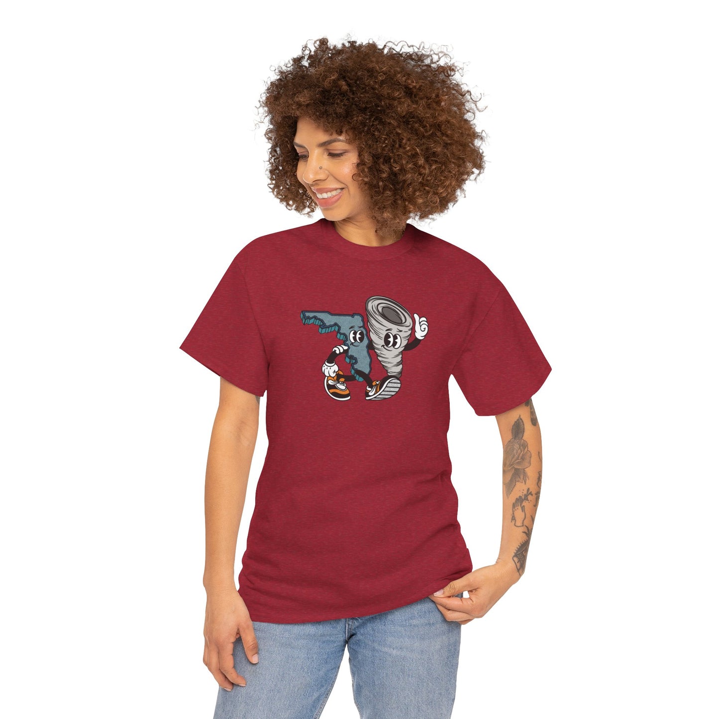 'Florida Hurricane Besties' Unisex Heavy Cotton Tee