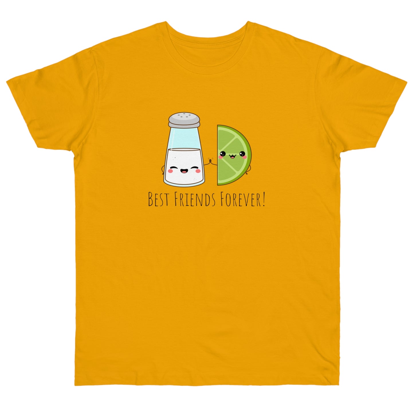 'Salt & Lime Best Friends Forever!' Single Jersey T-shirt