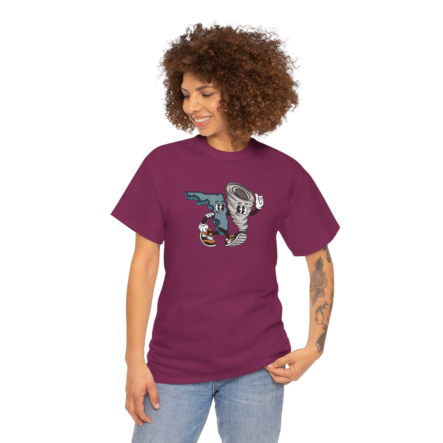 'Florida Hurricane Besties' Unisex Heavy Cotton Tee