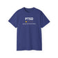 'White Font PTSD-Would Not Recommend' Funny Unisex Ultra Cotton Tee