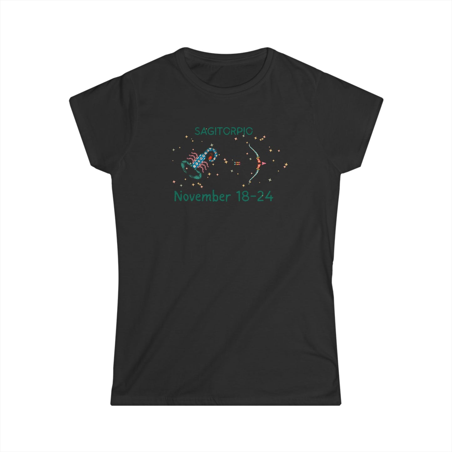 'Cusp - Sagitorpio' Women's Softstyle Tee