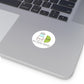 'Salt & Lime Best Friends Forever!' Cute Round Vinyl Stickers