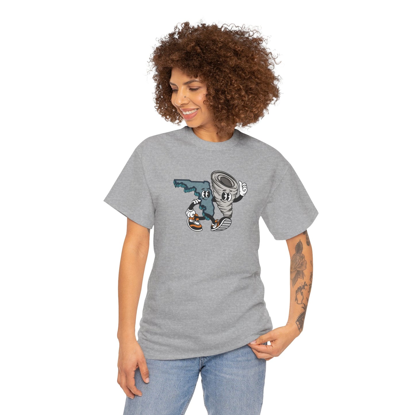 'Florida Hurricane Besties' Unisex Heavy Cotton Tee