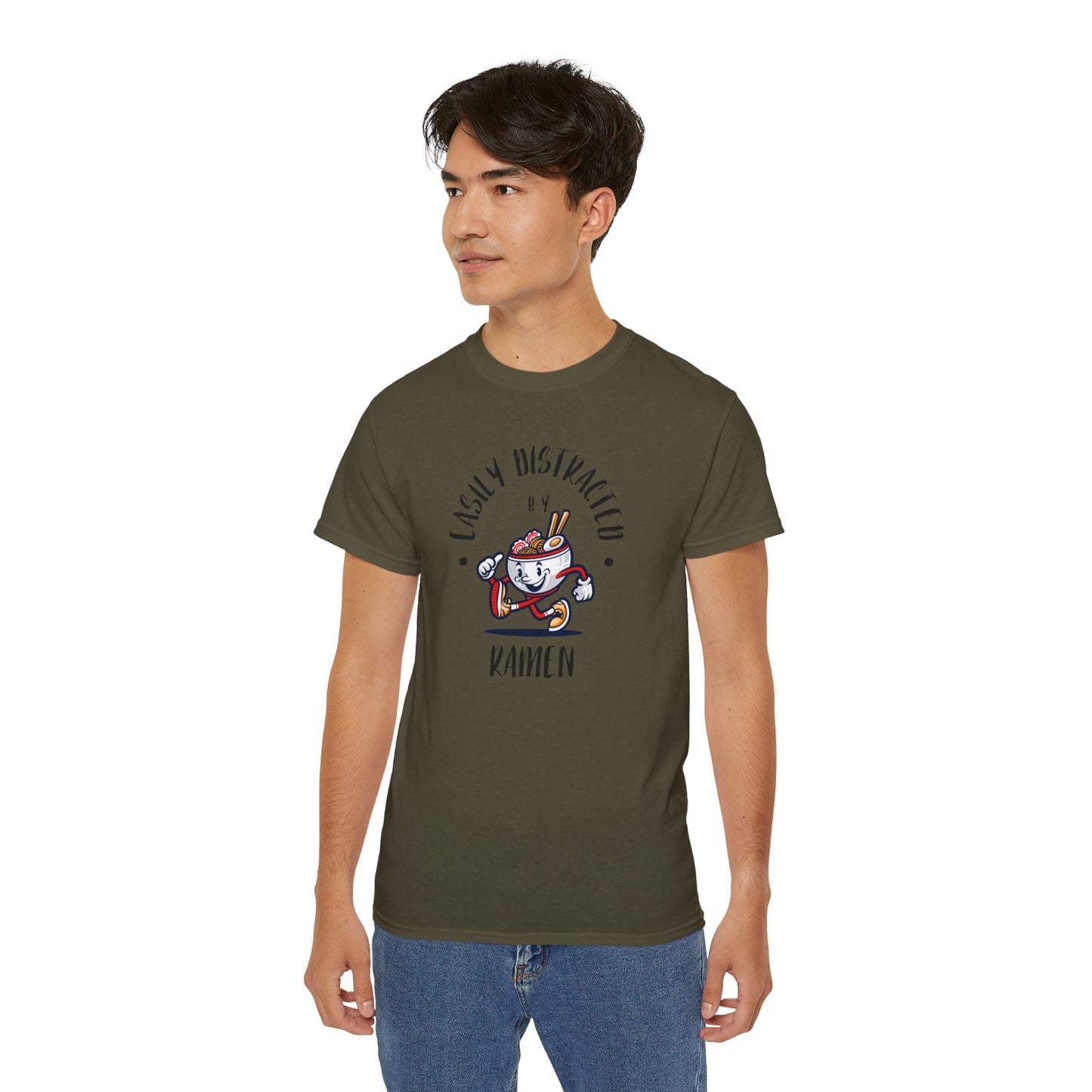'Easily Distracted by Ramen' Unisex Ultra Cotton Tee
