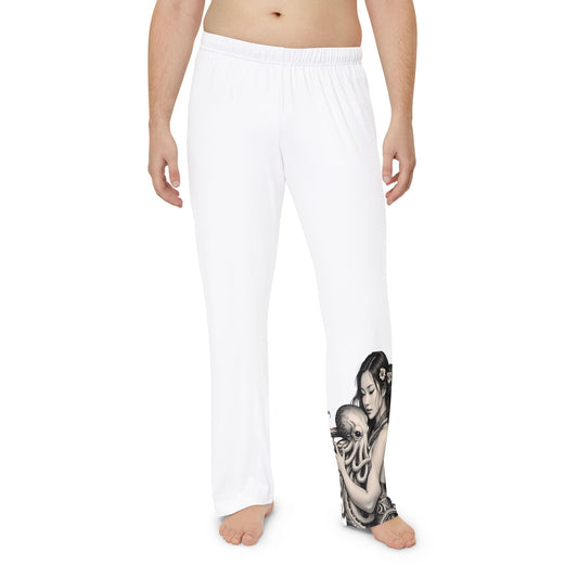 'Hold Me Close' Octopus Love. Men's Pajama Pants.