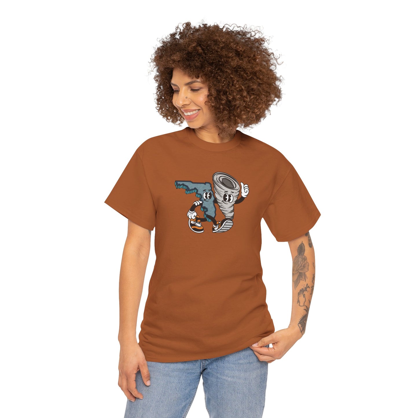 'Florida Hurricane Besties' Unisex Heavy Cotton Tee