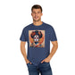 'Sugar Skull Geisha Girl' Unisex Garment-Dyed T-shirt