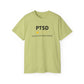 'Black Font PTSD Would Not Recommend' Unisex Ultra Cotton Tee