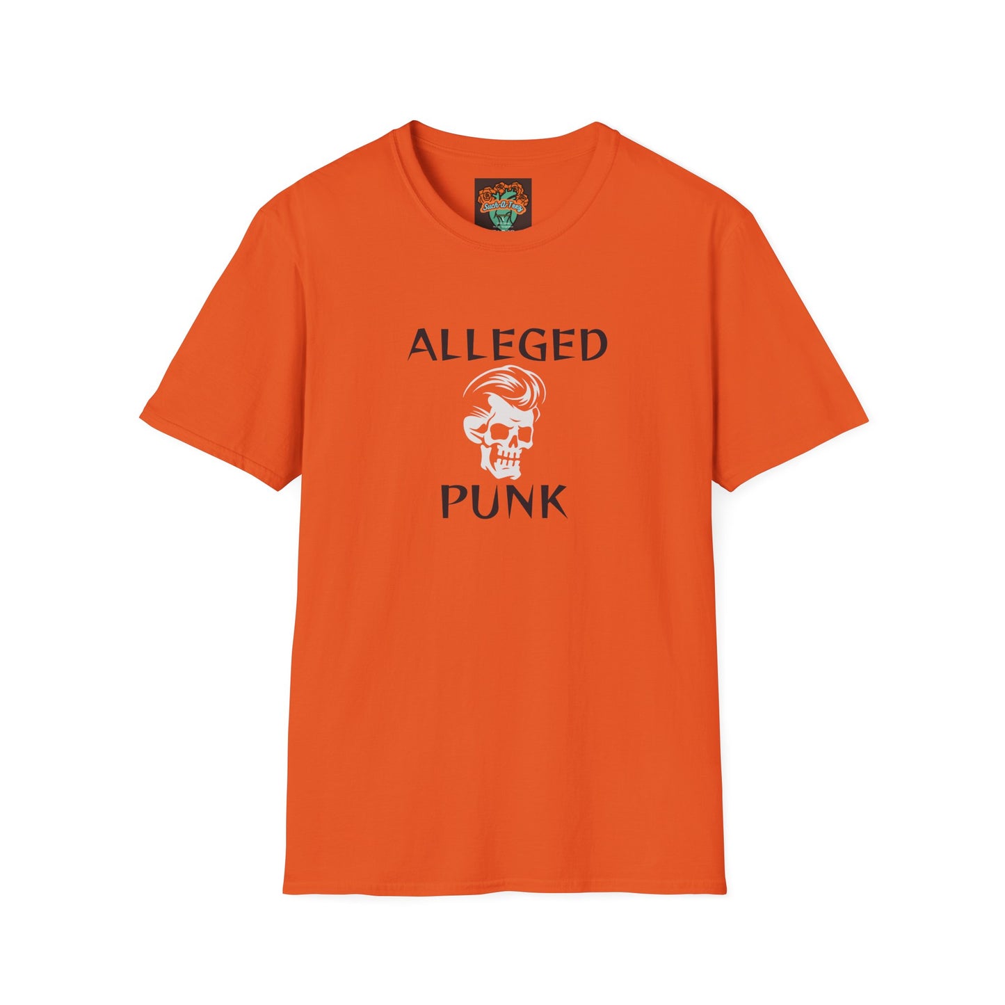 'Alleged Punk' Edgy Unisex Softstyle T-Shirt
