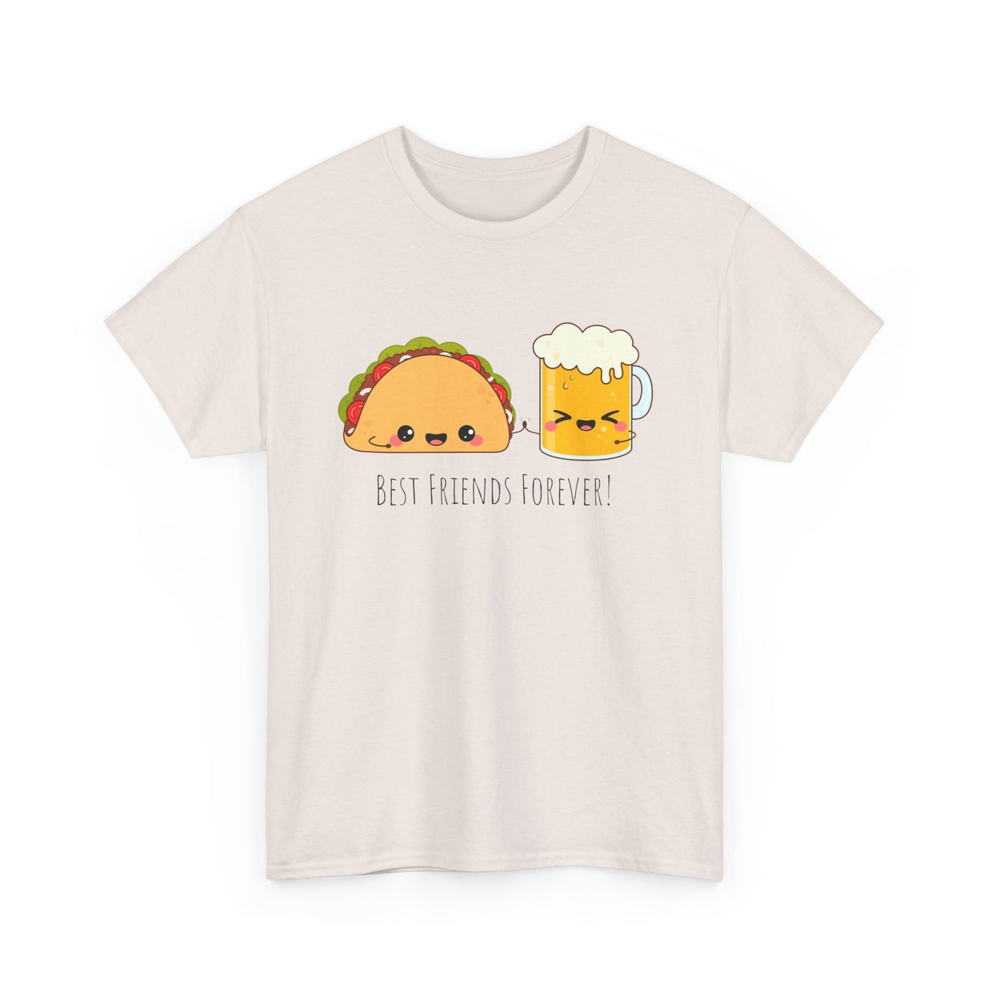 Taco & Beer Best Friends Forever! Unisex Heavy Cotton Tee