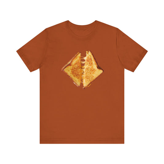 'Cheese Please' Funny Foodie Jersey Short Sleeve Tee