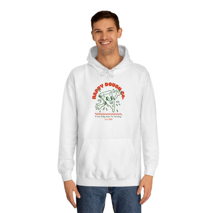 'Happy Dough Co.'Unisex College Hoodie
