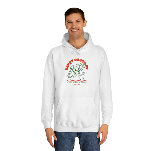 'Happy Dough Co.'Unisex College Hoodie