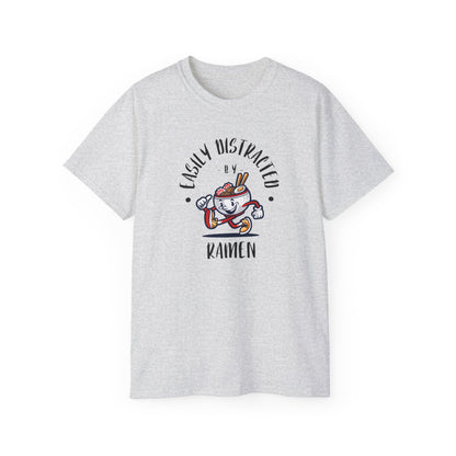 'Easily Distracted by Ramen' Unisex Ultra Cotton Tee