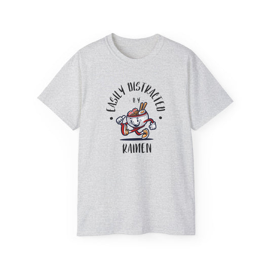 'Easily Distracted by Ramen' Unisex Ultra Cotton Tee