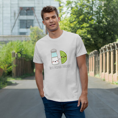 'Salt & Lime Best Friends Forever!' Single Jersey T-shirt
