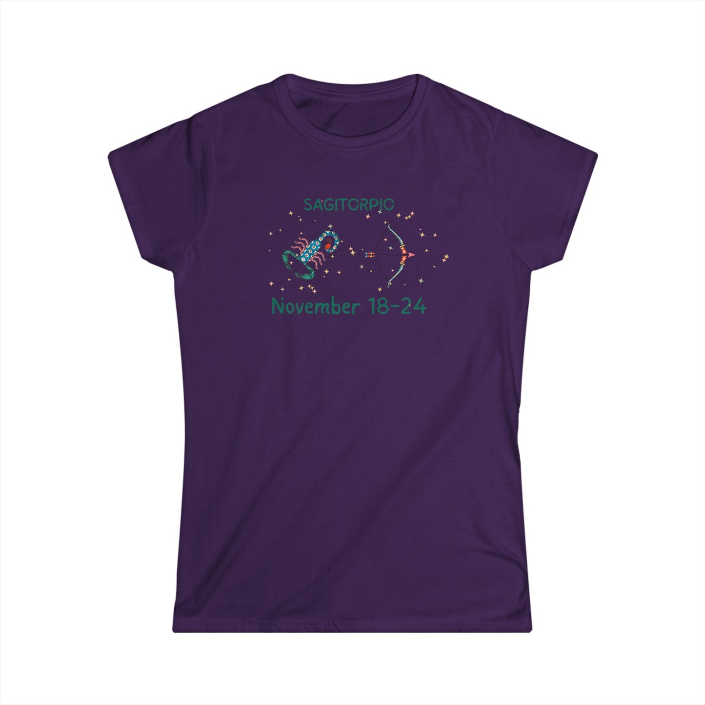 'Cusp - Sagitorpio' Women's Softstyle Tee