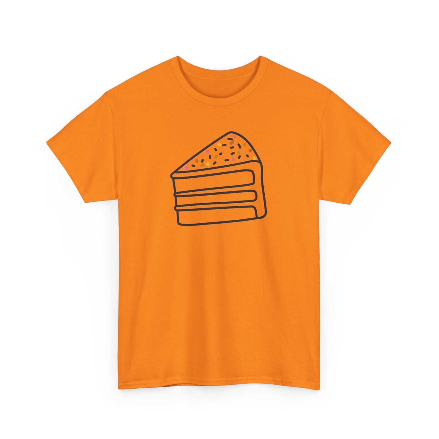 'Cake' Unisex Heavy Cotton Tee Express Delivery available