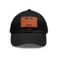 'Who's Your Daddy' (Spider)Dad Hat with Leather Patch (Rectangle)