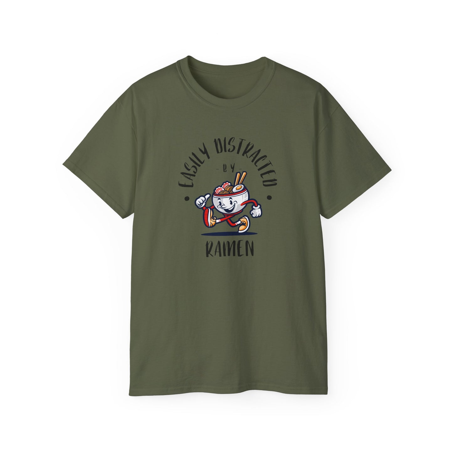 'Easily Distracted by Ramen' Unisex Ultra Cotton Tee