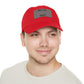 'Who's Your Daddy' (Spider)Dad Hat with Leather Patch (Rectangle)