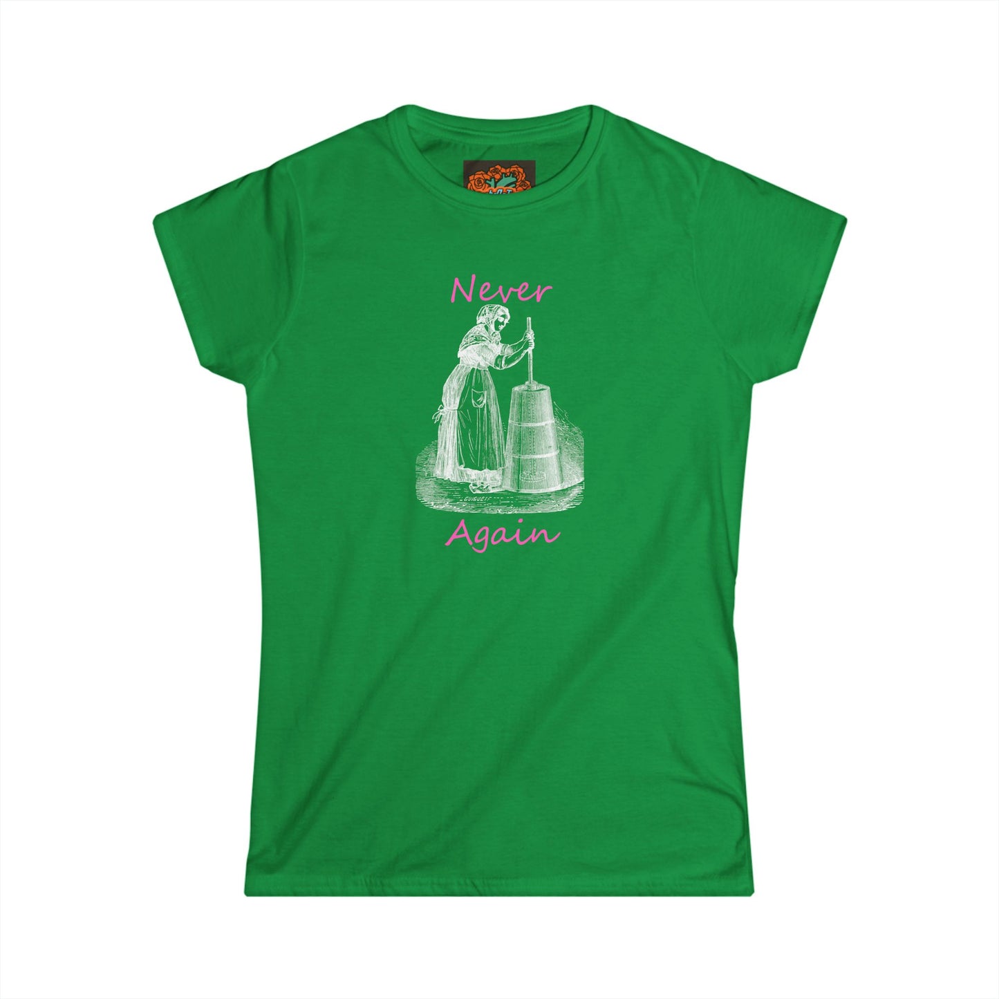 'Never Again' Women's Softstyle Tee