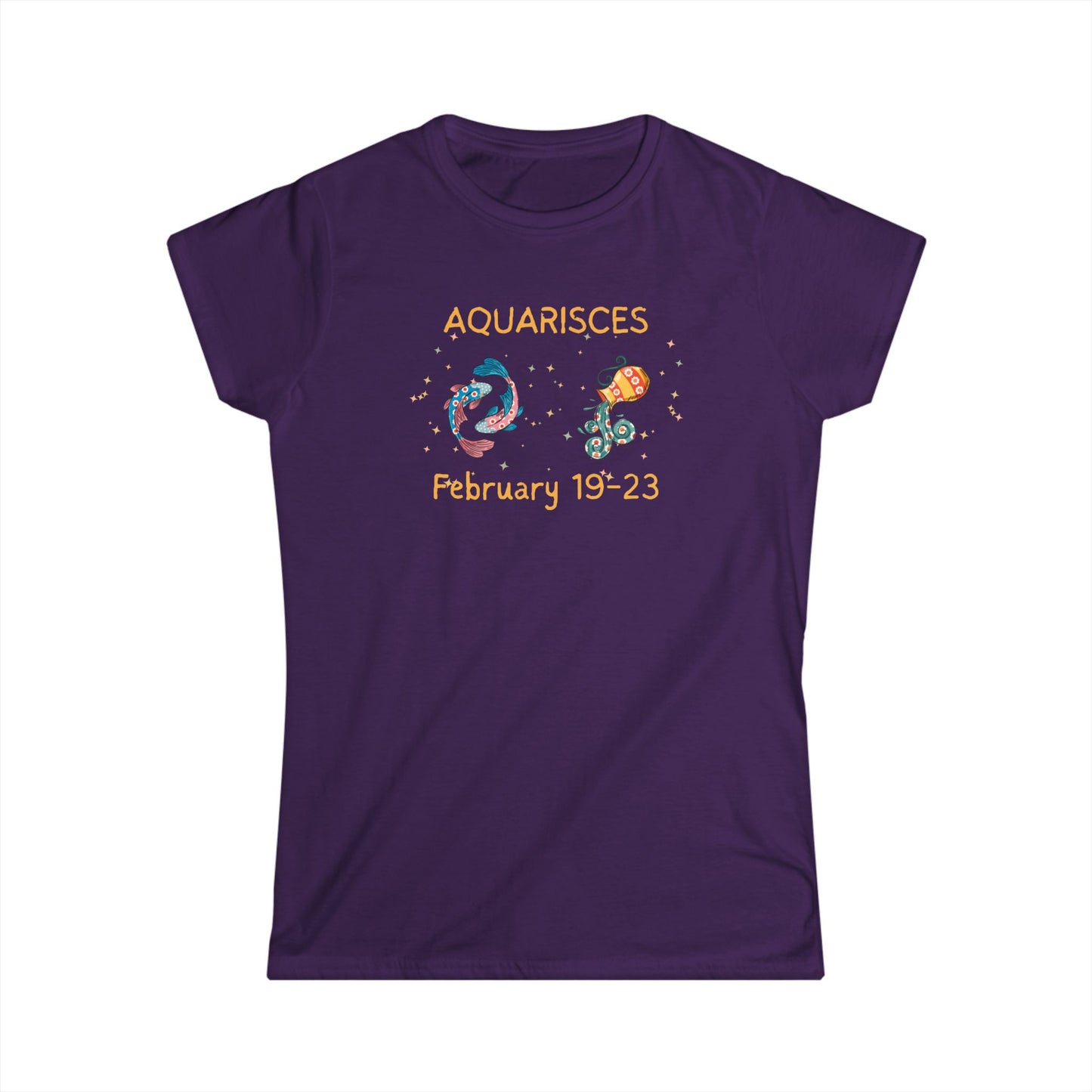'Cusp - Aquarisces' Women's Softstyle Tee