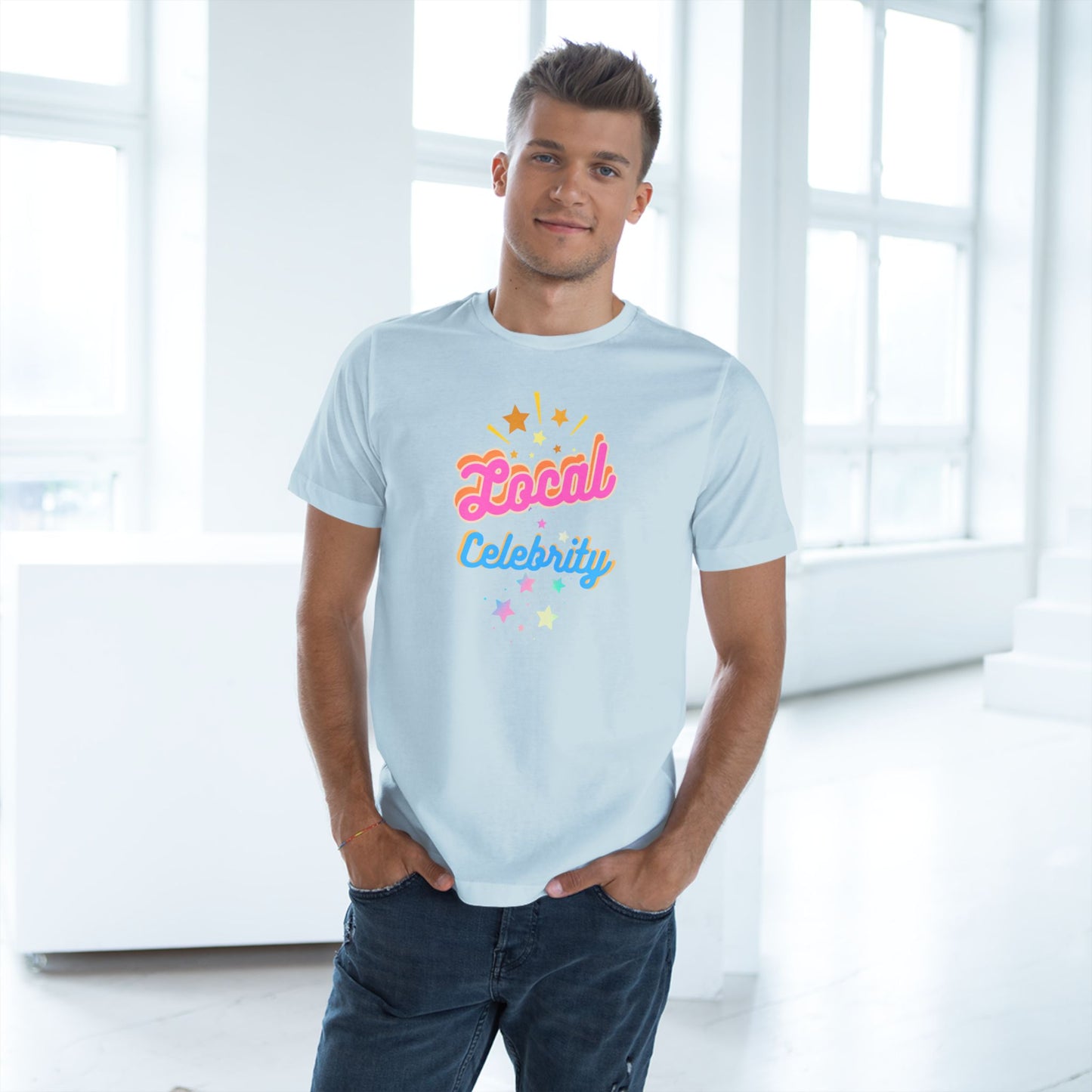 'Local Celebrity' Unisex Deluxe T-shirt