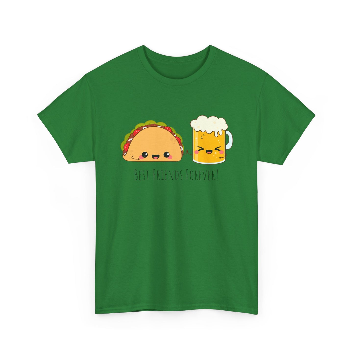 Taco & Beer Best Friends Forever! Unisex Heavy Cotton Tee