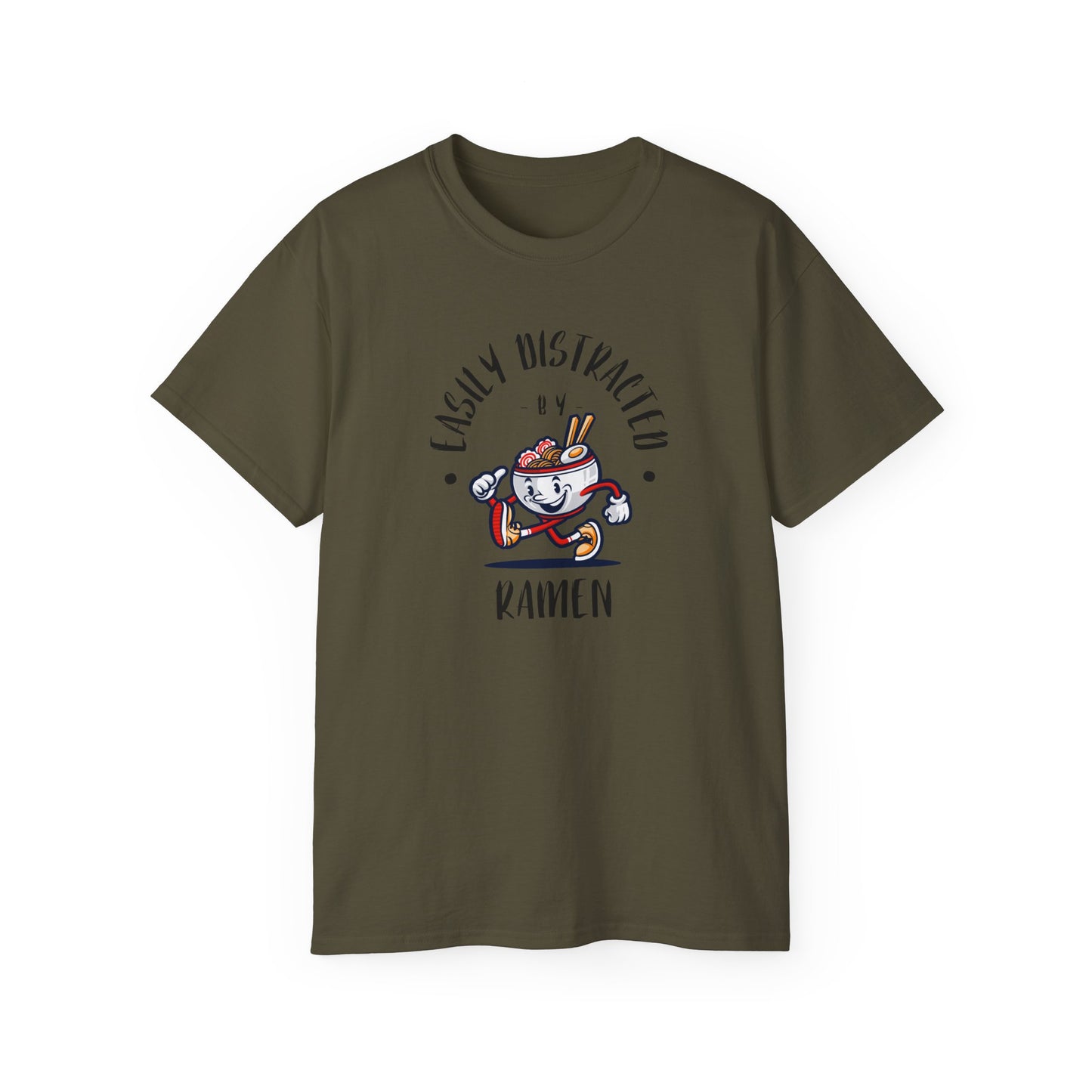 'Easily Distracted by Ramen' Unisex Ultra Cotton Tee