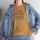 'Cake' Unisex Heavy Cotton Tee Express Delivery available