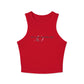 'Full of Wine & Feeling MILFY' Funny Women's Micro-Rib Racer Tank