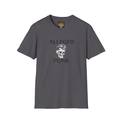 'Alleged Punk' Edgy Unisex Softstyle T-Shirt