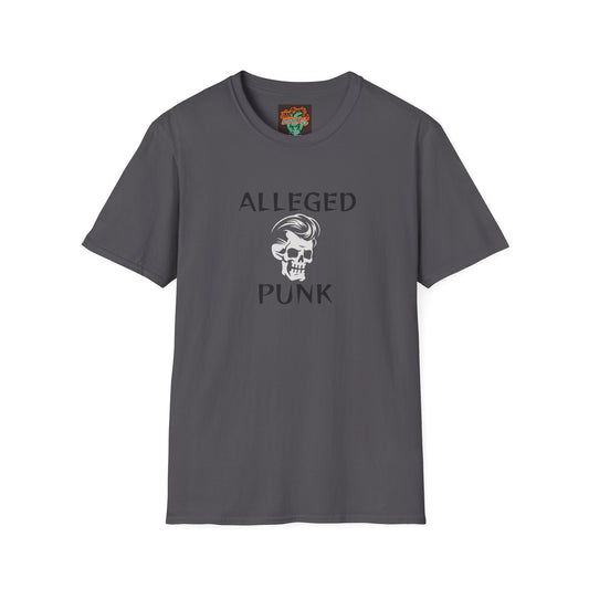 'Alleged Punk' Edgy Unisex Softstyle T-Shirt
