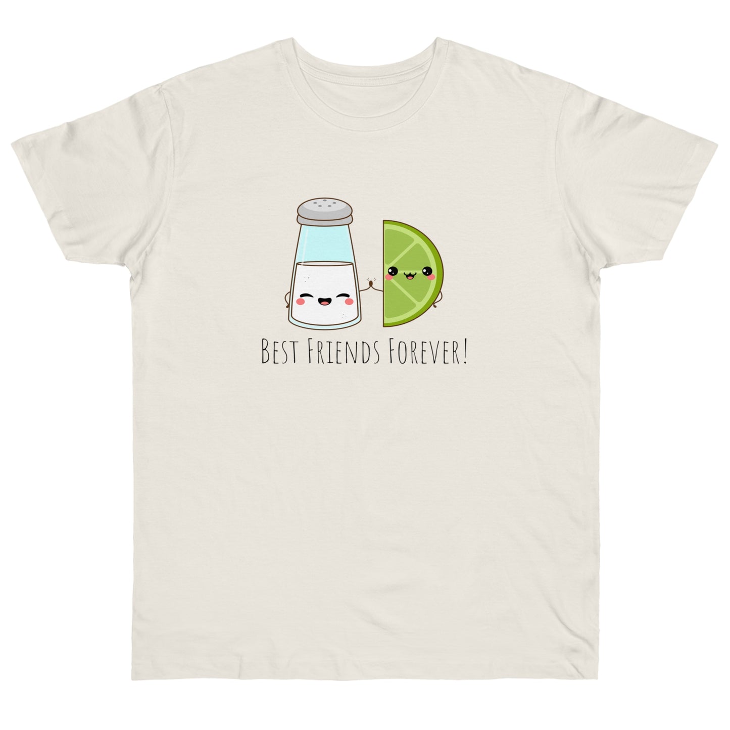 'Salt & Lime Best Friends Forever!' Single Jersey T-shirt