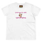 'Just Can't Help It' Women's Midweight Cotton Tee