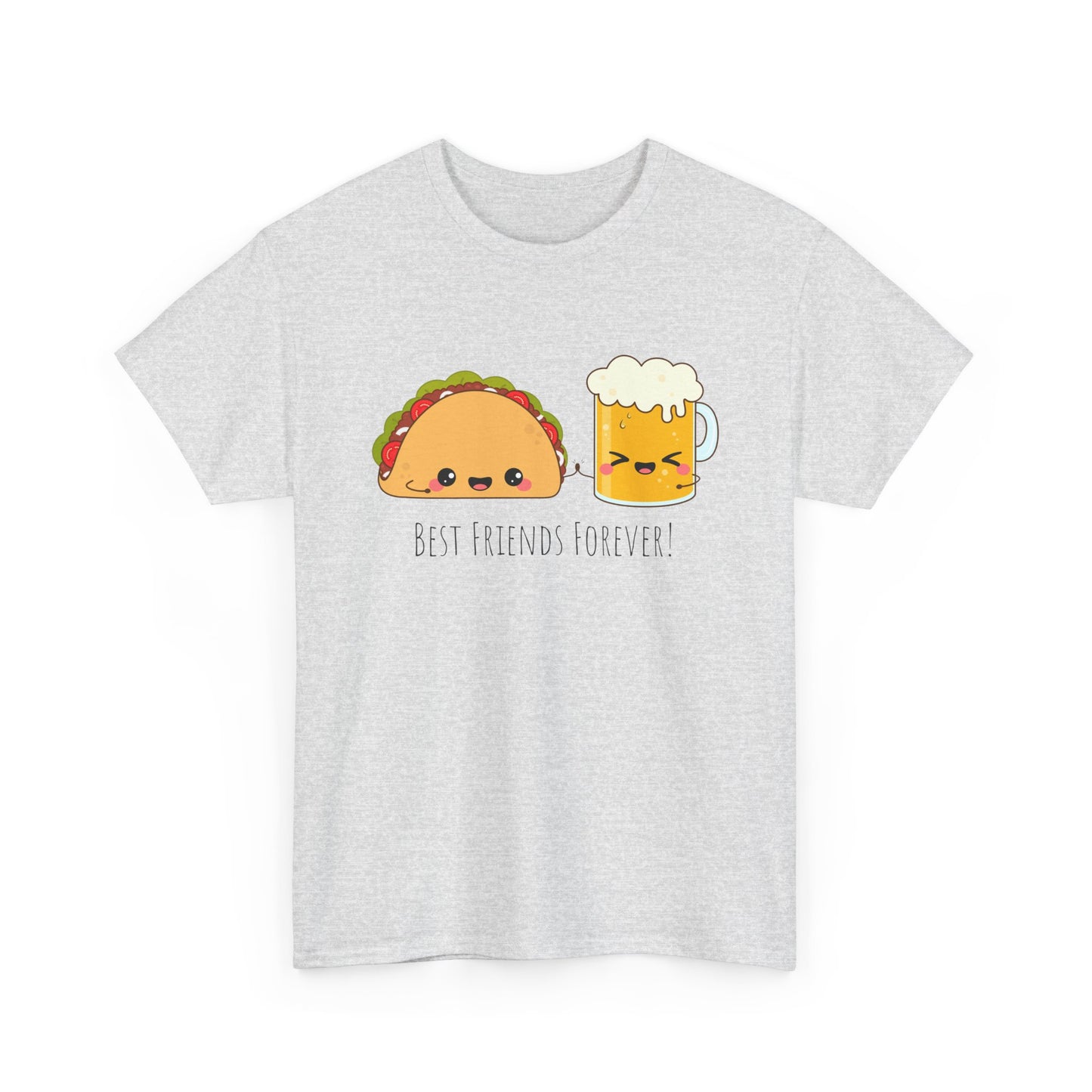 Taco & Beer Best Friends Forever! Unisex Heavy Cotton Tee