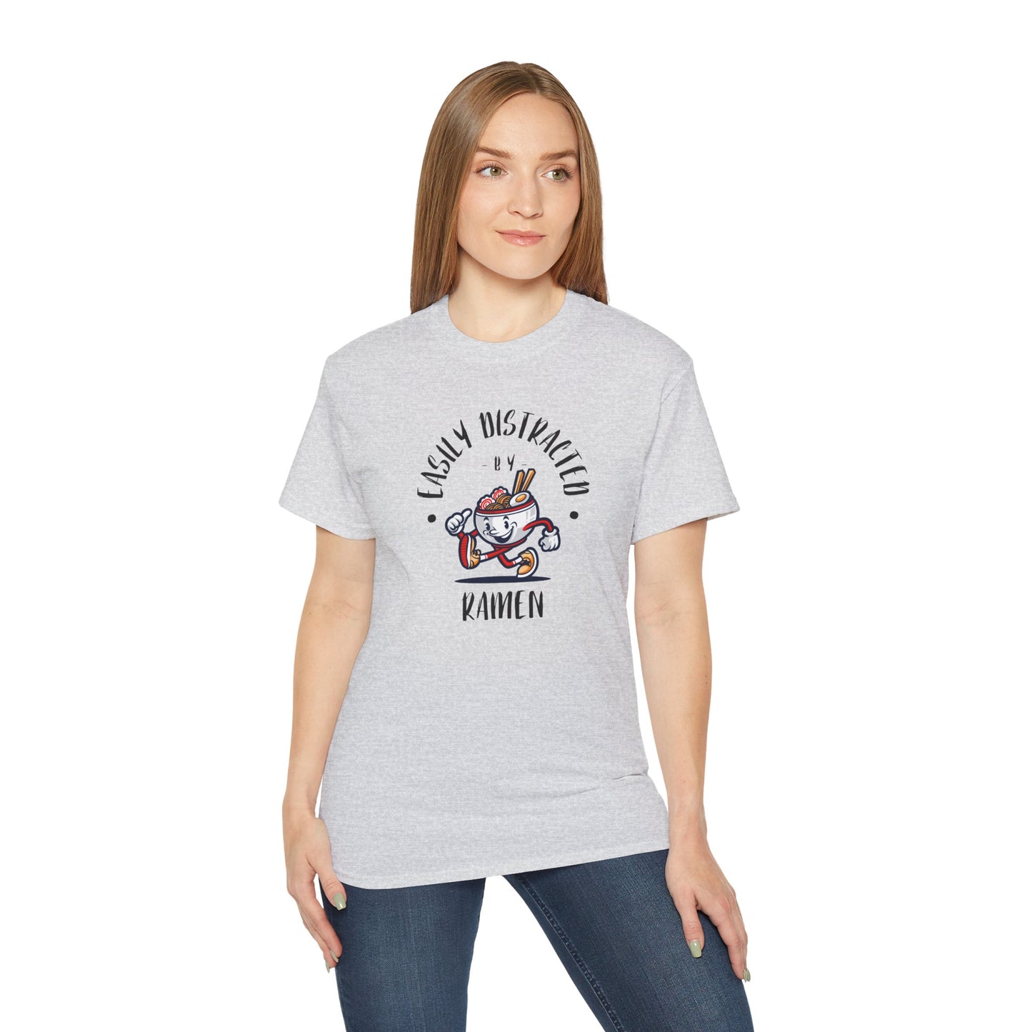 'Easily Distracted by Ramen' Unisex Ultra Cotton Tee