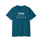 'White Font PTSD-Would Not Recommend' Funny Unisex Ultra Cotton Tee