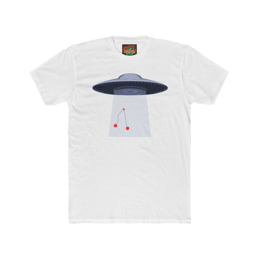 'Alien Clackers' Funny Alien Unisex Cotton Crew Tee