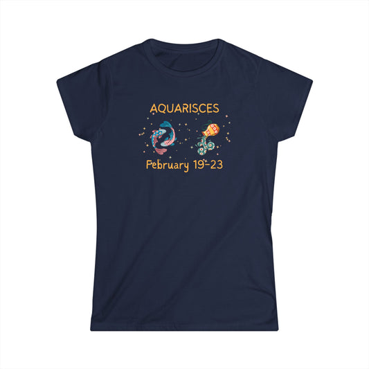 'Cusp - Aquarisces' Women's Softstyle Tee