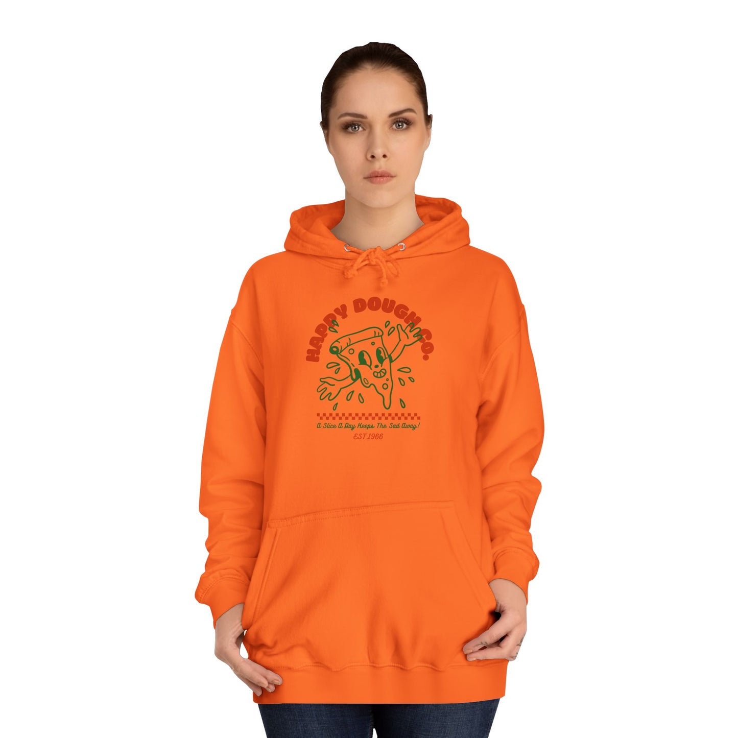 'Happy Dough Co.'Unisex College Hoodie