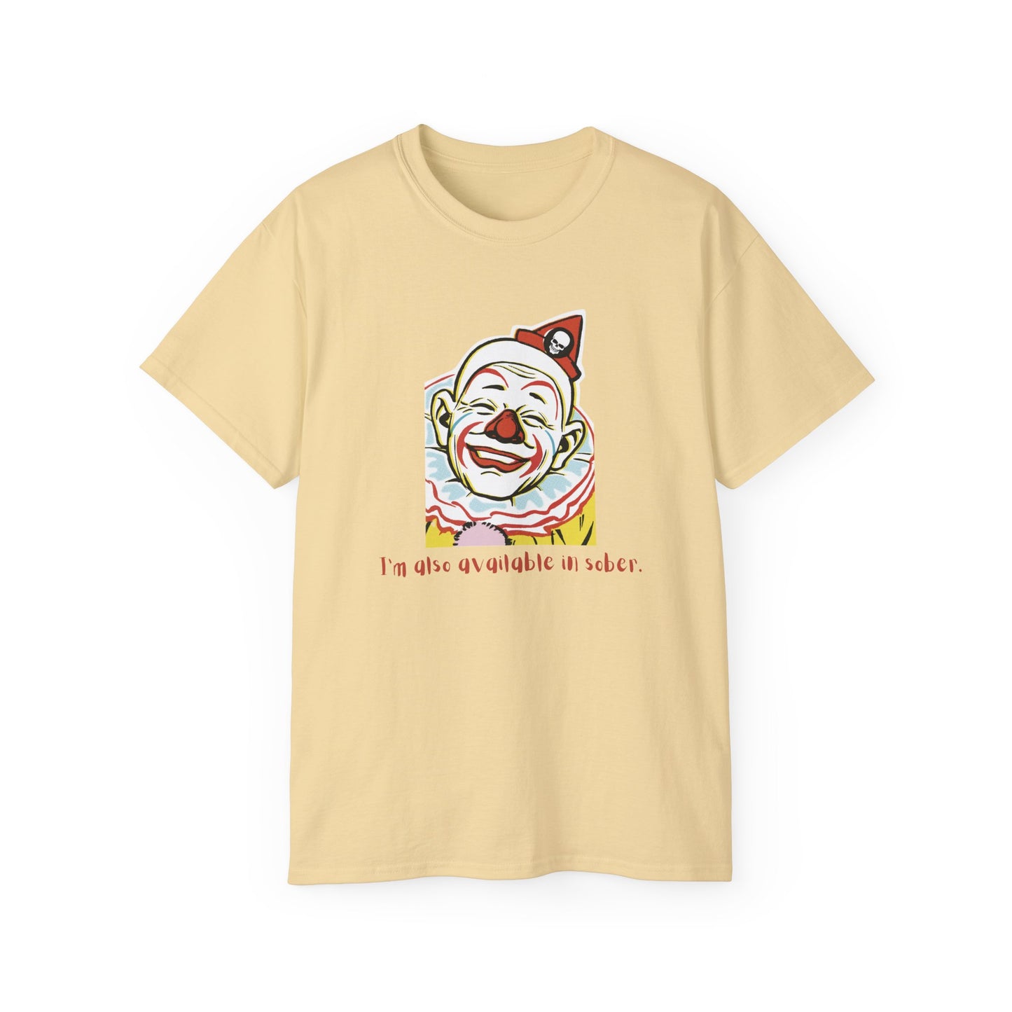 'Sober Version' Funny Clown Ultra Cotton Tee