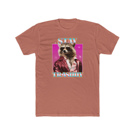 'Stay Trashhy' Unisex Cotton Crew Tee