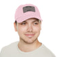 'Who's Your Daddy' (Spider)Dad Hat with Leather Patch (Rectangle)