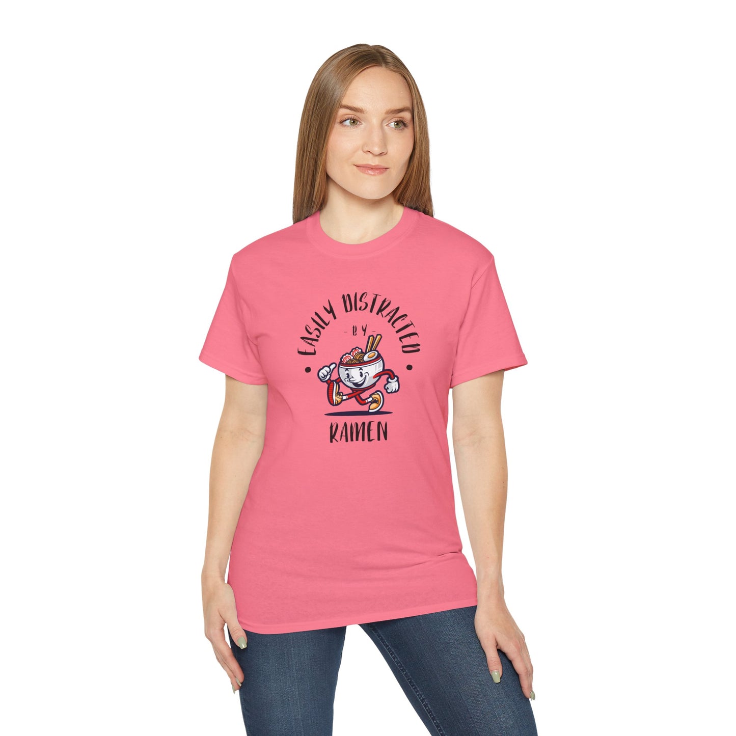 'Easily Distracted by Ramen' Unisex Ultra Cotton Tee